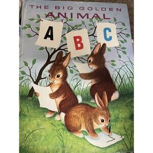 The Big Golden Animal ABC - Garth Williams - 1979 - HC - Vintage - Fair